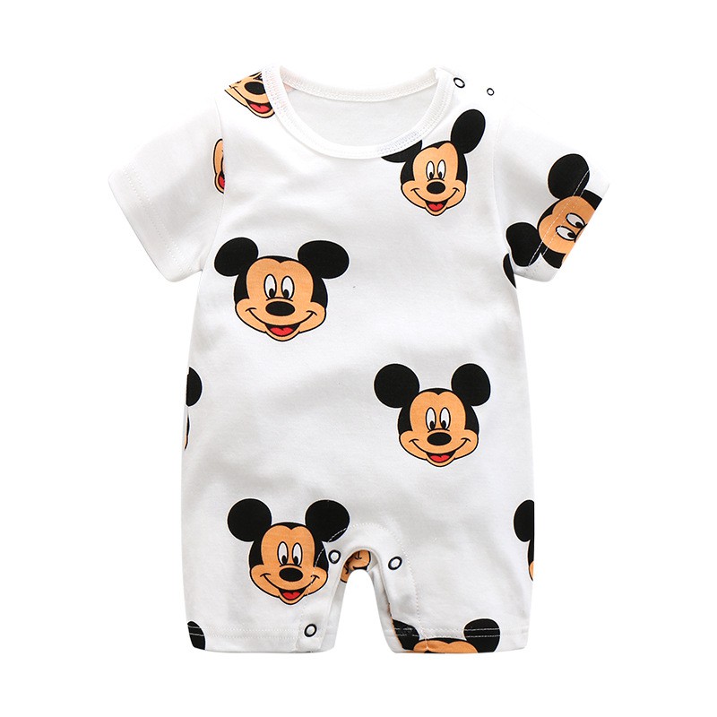 Mickey mouse Baby Romper 100 cotton Ready Stock New Shopee Malaysia
