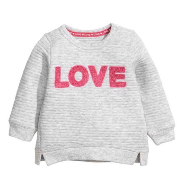 h&m love sweatshirt