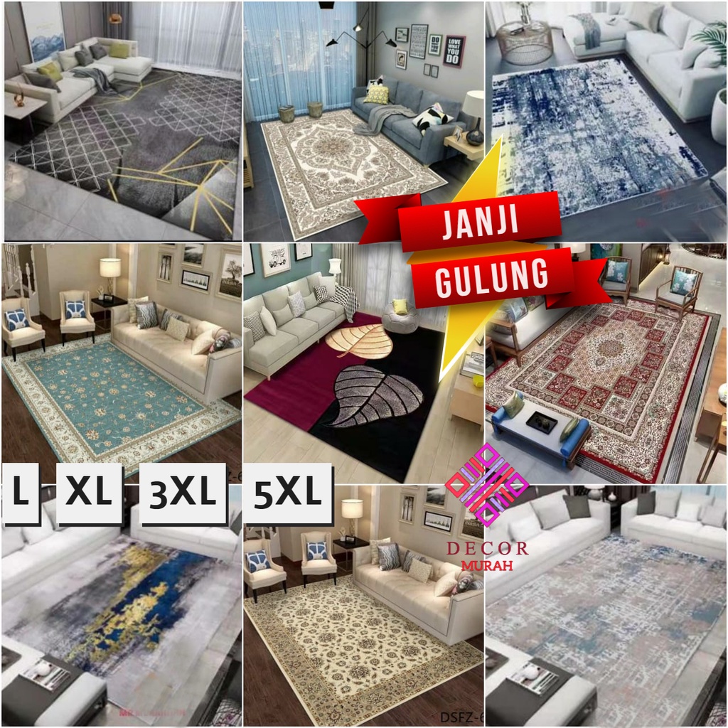 XXXXL / XXL / XL / L / M 🔥 Karpet 3D Carpets Karpet Velvet Home