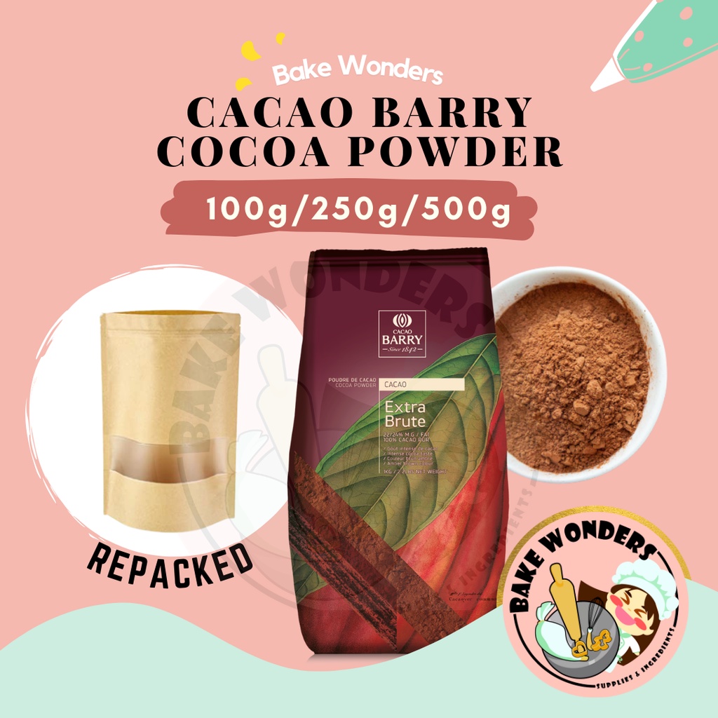 Cacao Barry 100 Cocoa Powder/ Imported Cocoa Powder/ Chocolate Powder