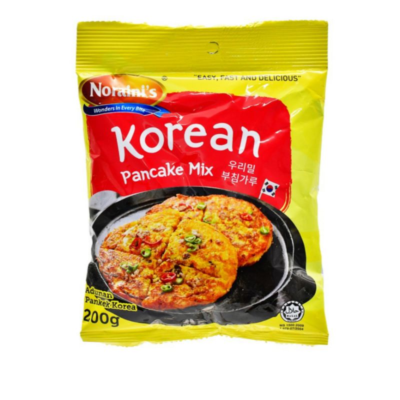 ADUNAN PANKEK KOREA NORAINI'S | HALAL KOREAN PANCAKE MIX 200g | Shopee ...