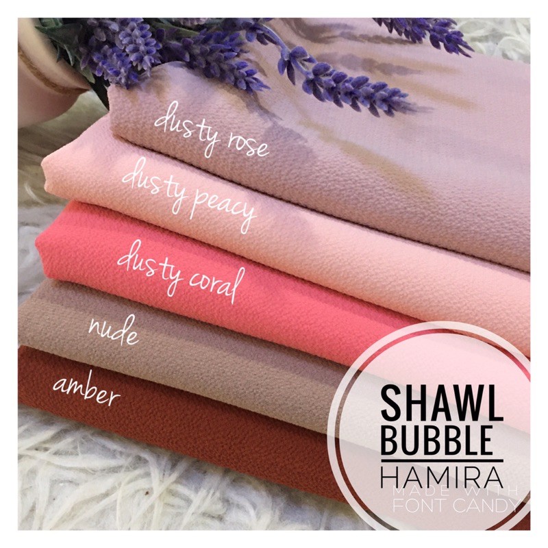 shawl bubble plain