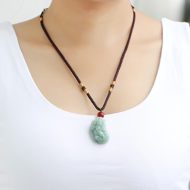 jade crystal necklace