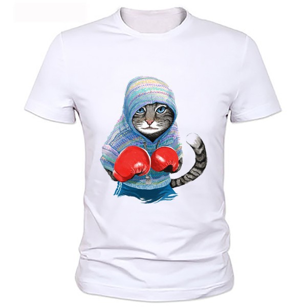 boxing cat t shirt