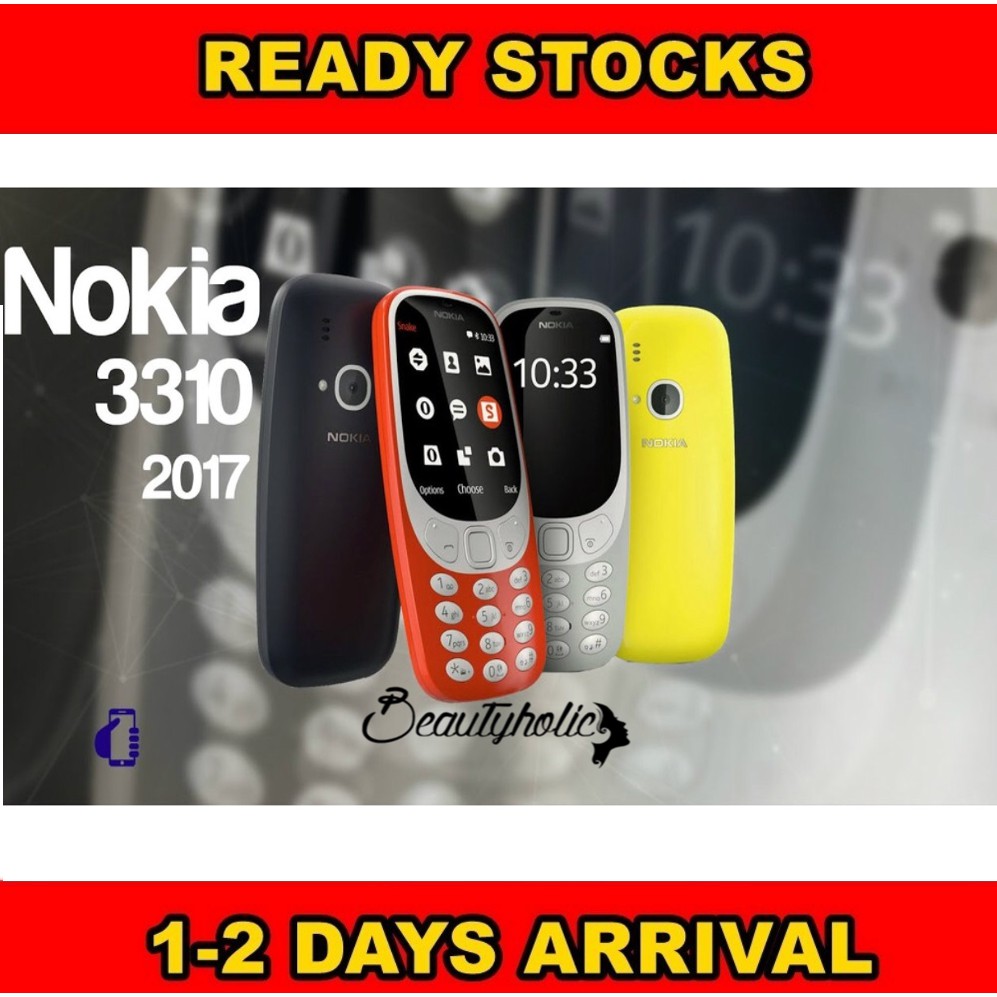 Import New Nokia 3310 With Dual Sim Camera Microsd Card Slot Ap Set Shopee Malaysia