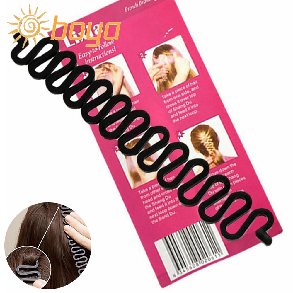 Boya New French Hair Braiding Tool Roller Hook Magic Hair Twists Styling Bu