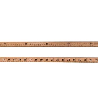 1 Meter Wooden Ruler / Pembaris Kayu 1 Meter (100cm, 39