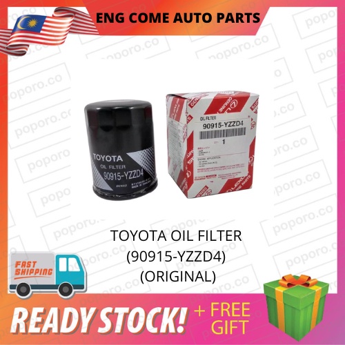 TOYOTA OIL FILTER (90915YZZD4) (ORIGINAL) Shopee Malaysia