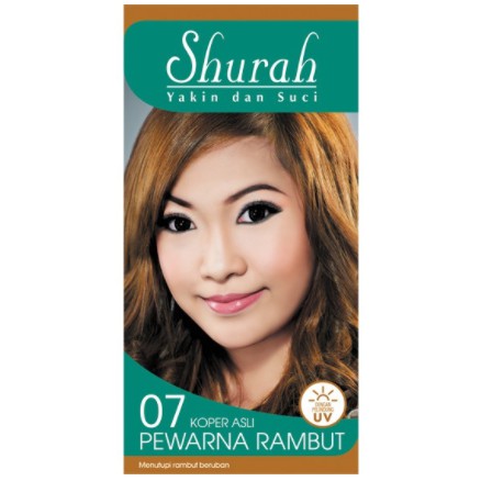 Shurah Pewarna  Rambut  dengan Pelindungi UV Halal  07 