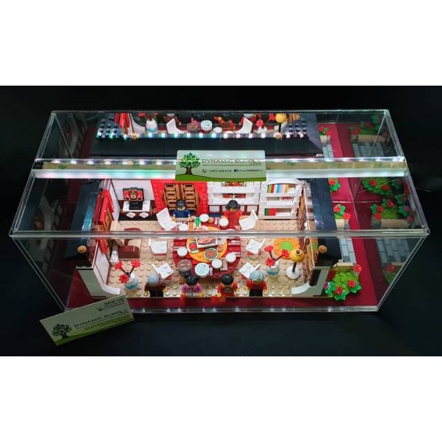 Ready Stock LEGO 80101 CNY Reunion Dinner Display Case