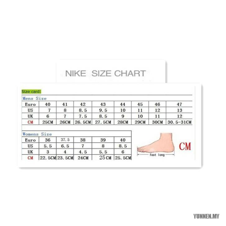 nike uk 6 in cm