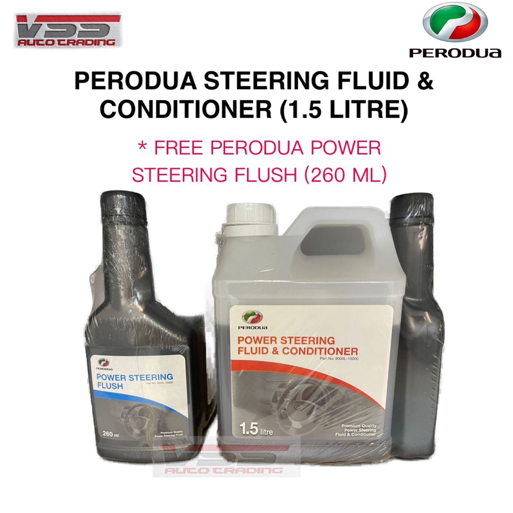 Perodua Power Steering Fluid & Conditioner(1.5L)+Free Perodua Power