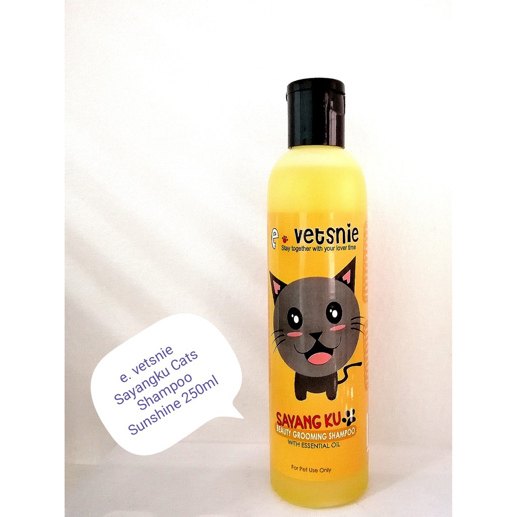 evetsnie Sayangku Cats Conditioning Shampoo Sunshine 250ml Shopee