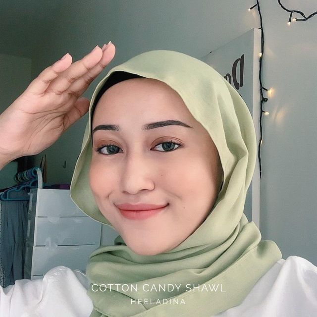 cotton candy shawl heeladina