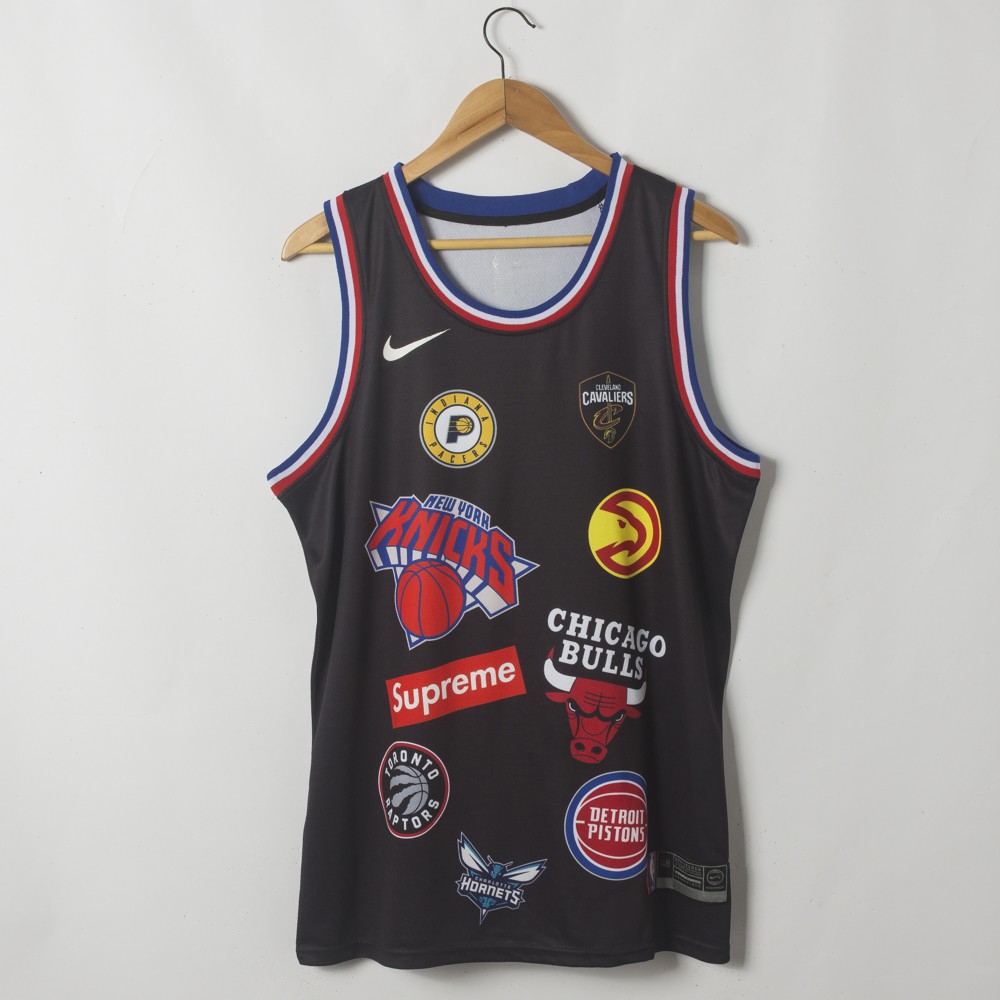 supreme nba jersey black