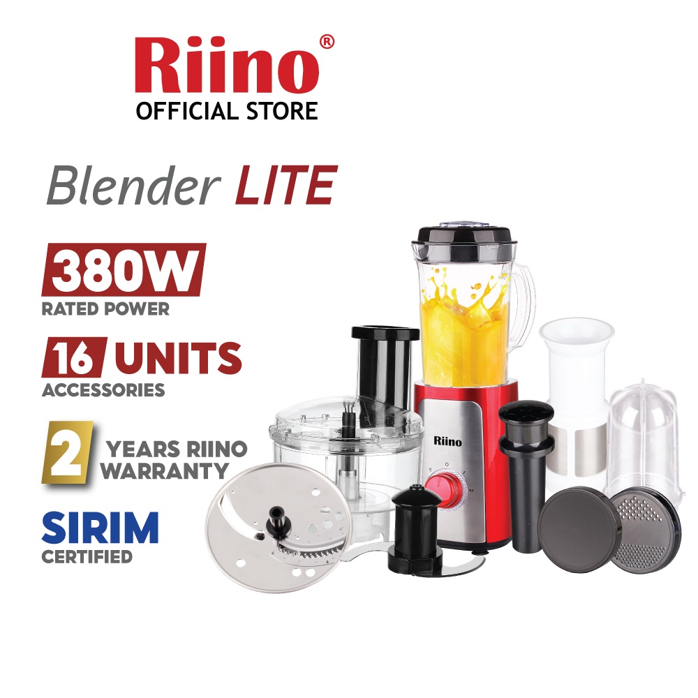 Riino Multifunctional Blender LITE with Food Processor (16 Pcs) - SBLLT359