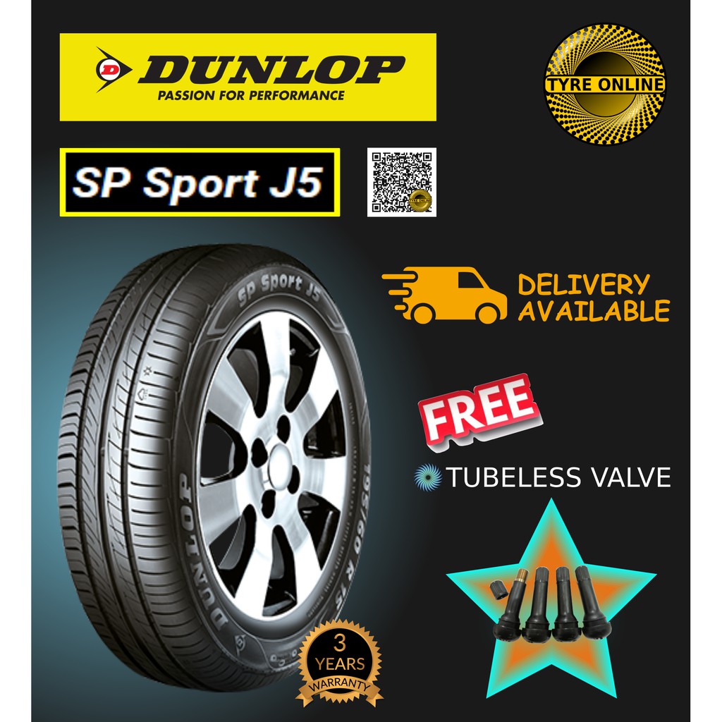 DUNLOP SP SPORT J5 175/70R13 NEW TYRE TIRES TAYAR BARU ...