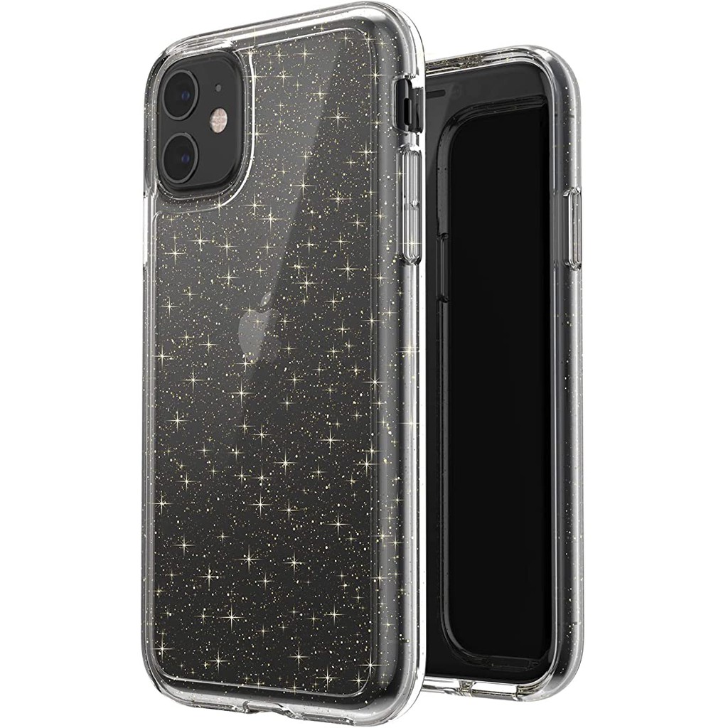 Speck Presidio Stay Clear Glitter Iphone 12 Case For Iphone 12 Mini 12 Pro 12 Pro Max Shopee Malaysia