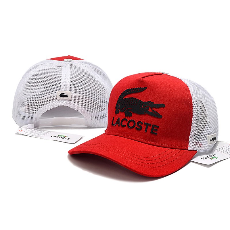 lacoste mesh cap