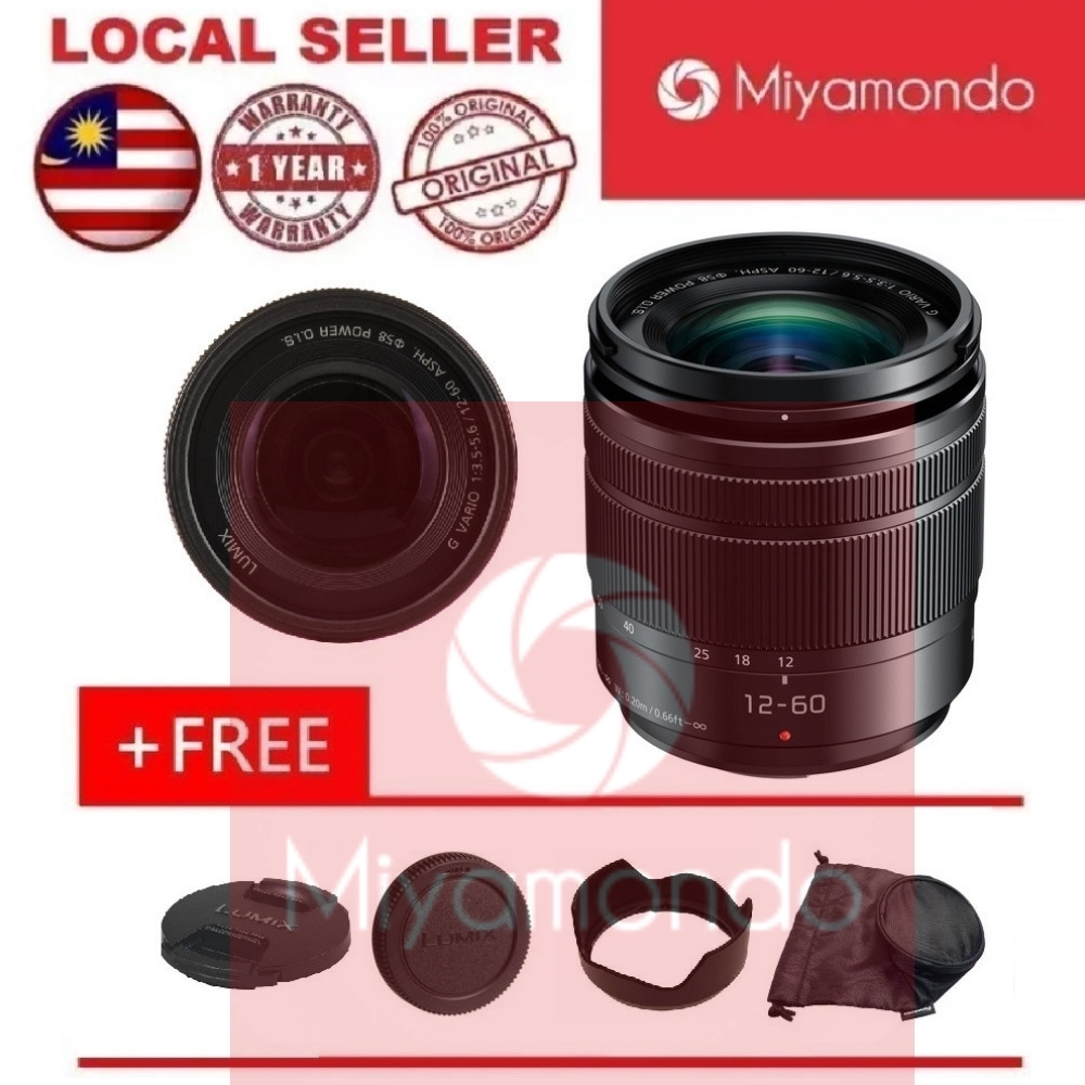 Panasonic Lumix G Vario 12 60mm F 3 5 5 6 Asph Power O I S Lens Shopee Malaysia