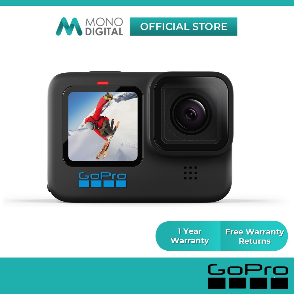 GoPro HERO10 / HERO 10 Black 5.3K60 + 4K120 23MP HyperSmooth 4.0 Action Camera Sports Camera