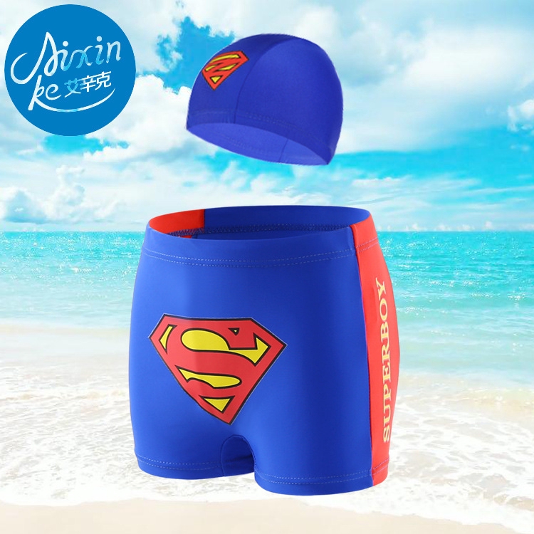 mens superman swim trunks