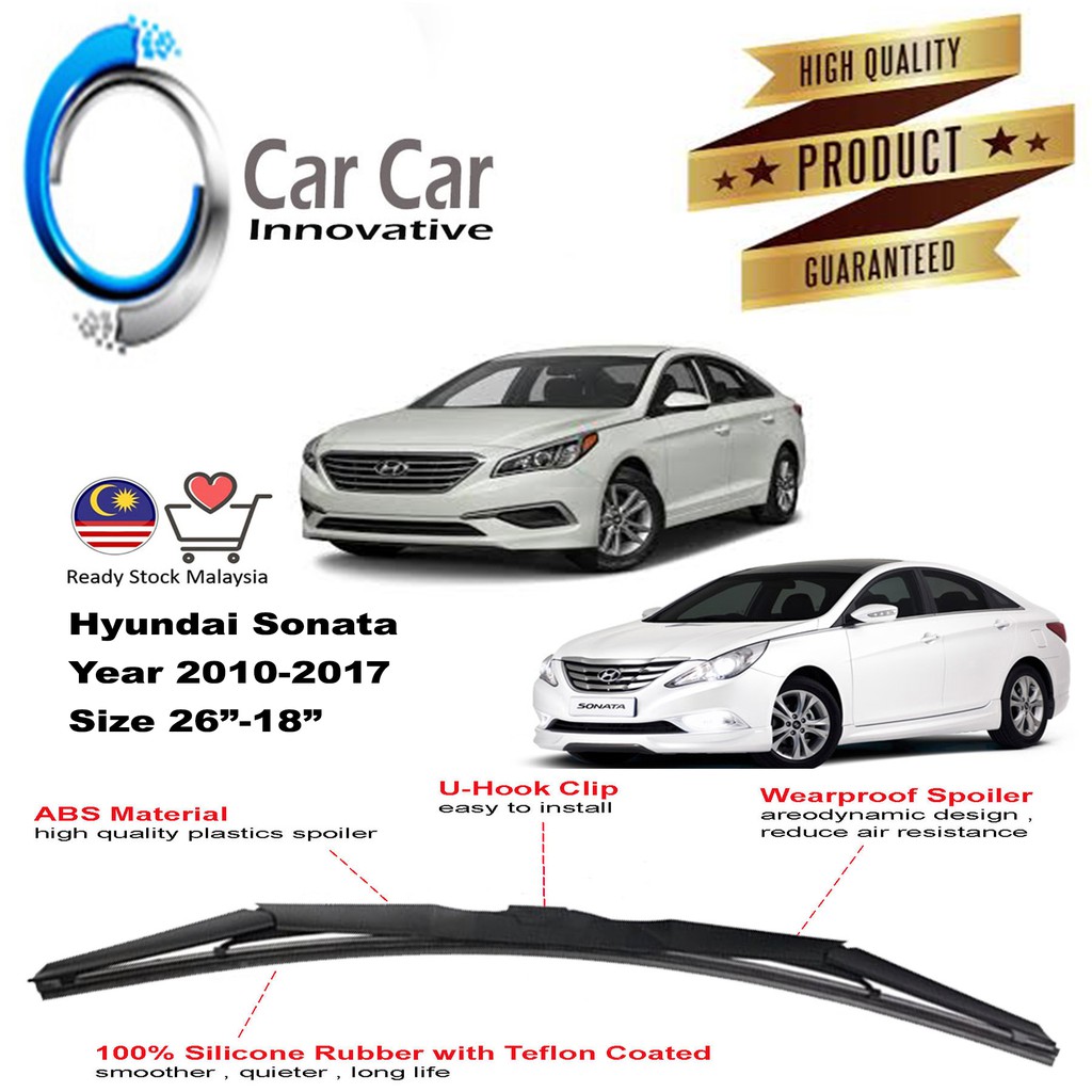 Descubrir 66+ imagen hyundai sonata wiper blades size In.thptnganamst