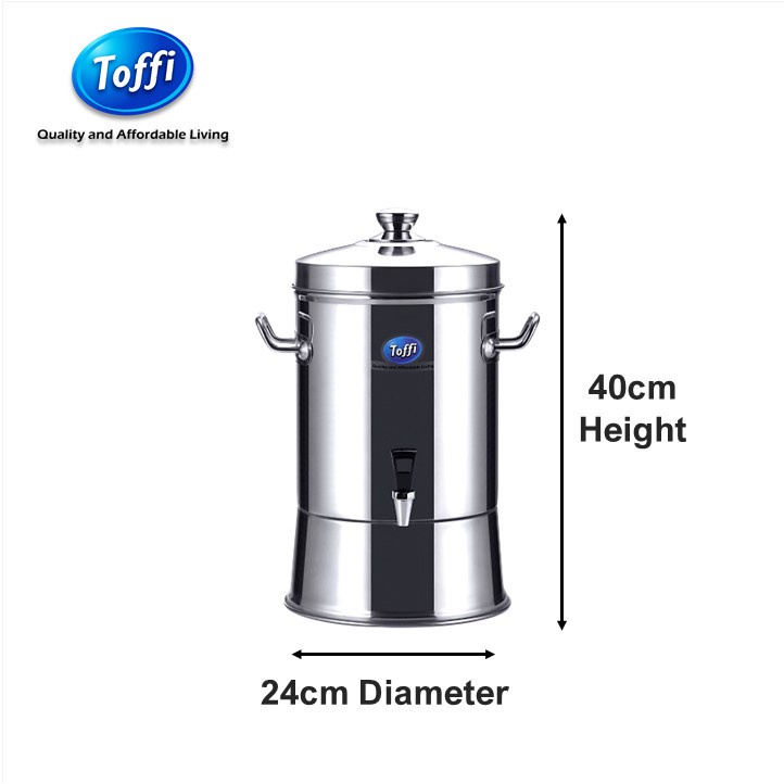 TOFFI Water Cooler Dispenser Stainless Steel Dispenser Tap (11L