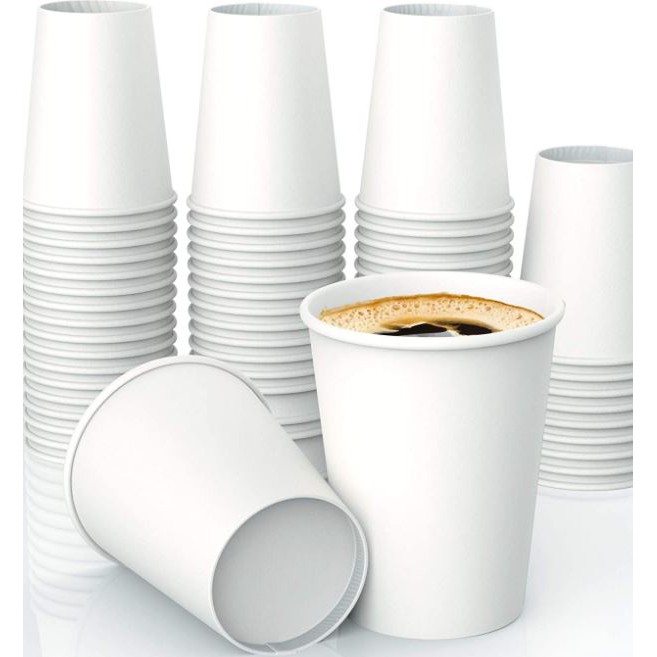 Pcs Paper Cup Oz Oz Disposable Paper Drinking Cup Plain