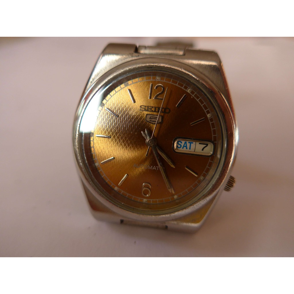 Seiko 5 Automatic Metaillic-Brown Dial Watch | Shopee Malaysia
