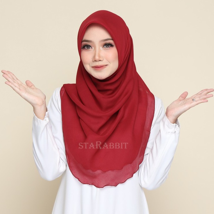 Tudung Bawal Cotton Curve Bidang 50 - VOL 1 | Shopee Malaysia