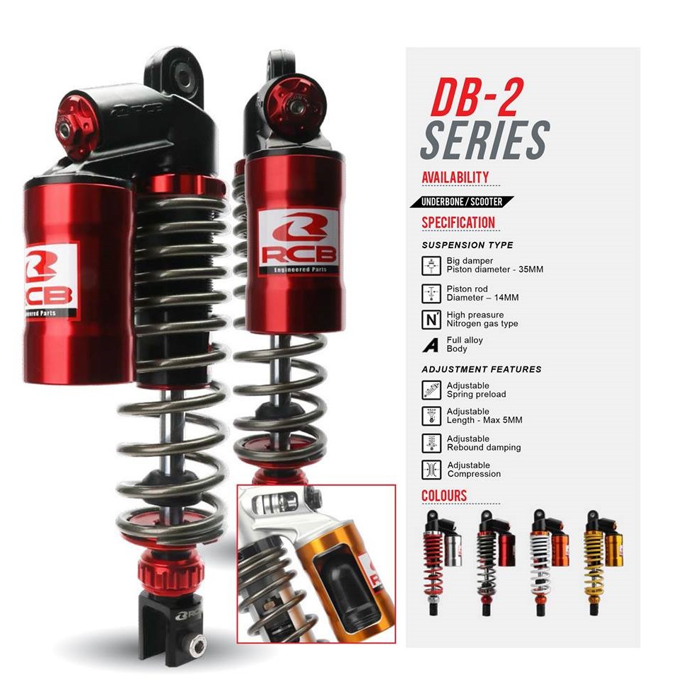 Buy Racing Boy Nvx 155 Db 2 Absorber Set Seetracker Malaysia