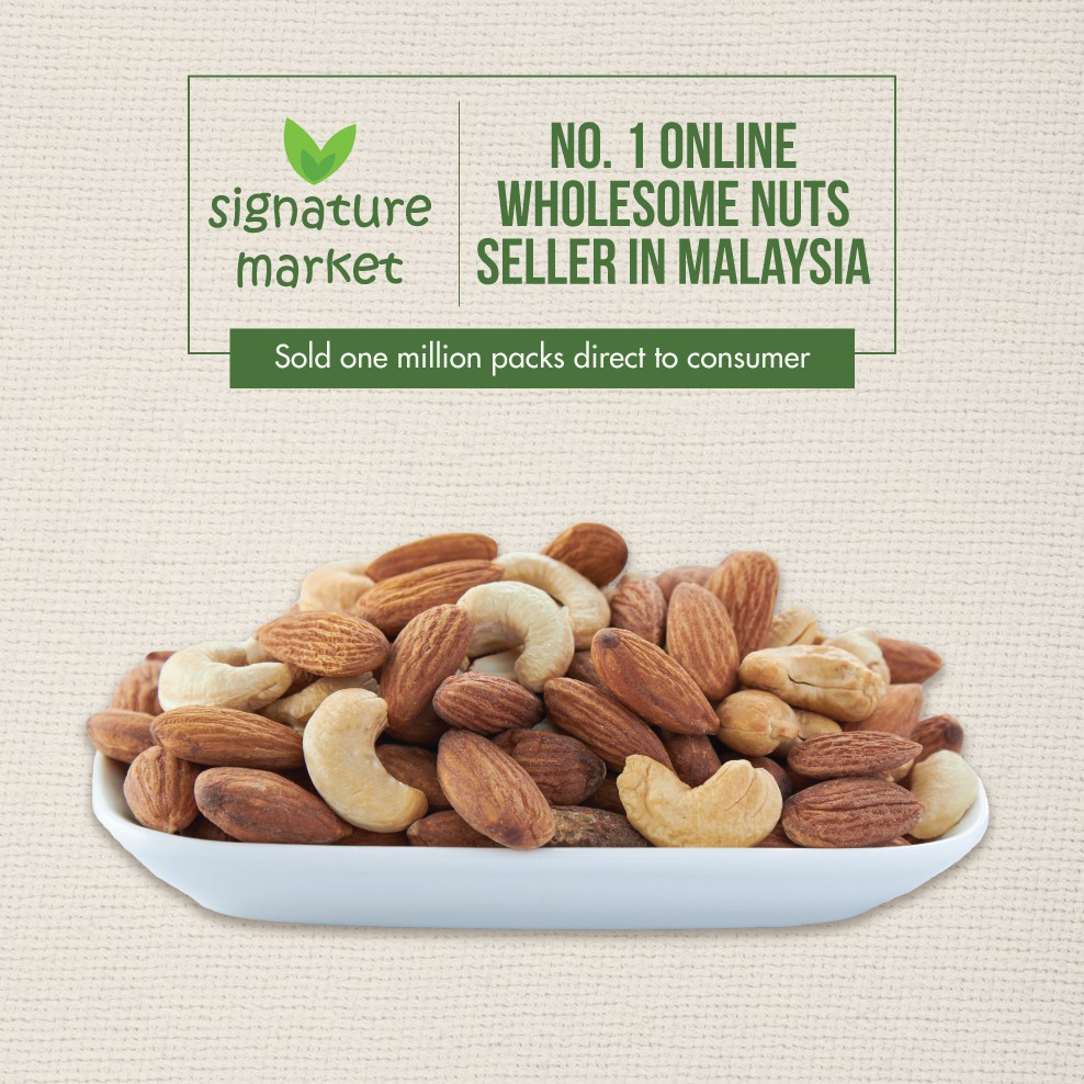 Signature Market Almond Cashew Mix (Bulk Pack) (500g) Shopee Malaysia