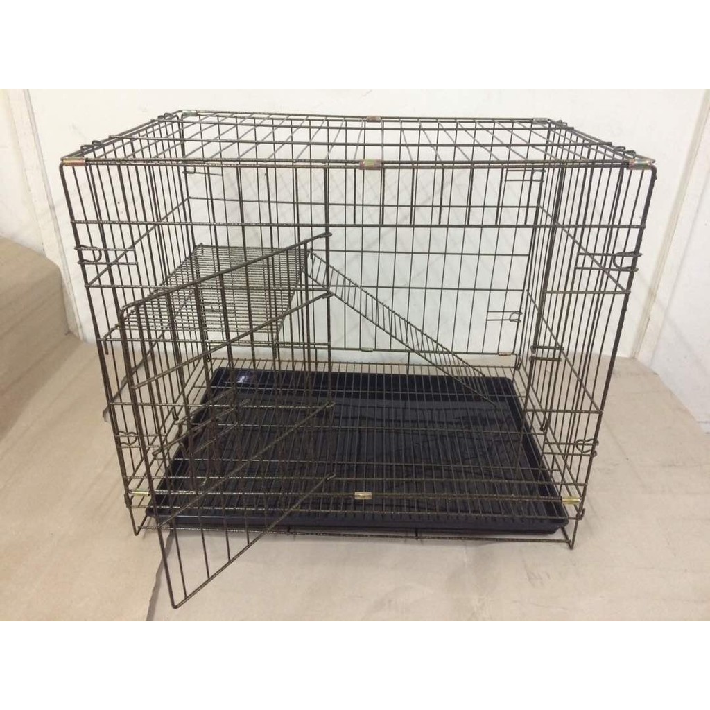 READY STOCK) 2 Feet Cat Cage / Sangkar Kucing 2 Kaki Wrought Iron 