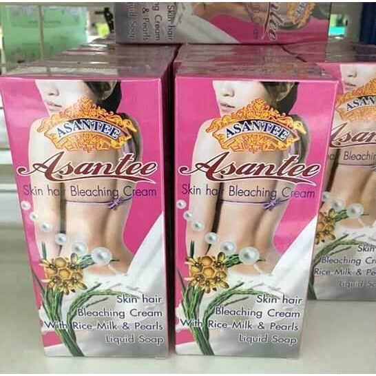 Asantee Skin Hair Bleaching Cream Shopee Malaysia