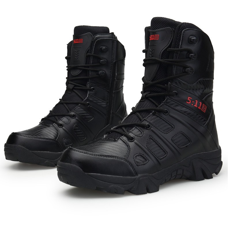 Kasut Boot Askar High Cut Army Men Tactical Outdoor Hiking High Top Combat Swat Boots Kasut Boot Mendaki Shopee Malaysia