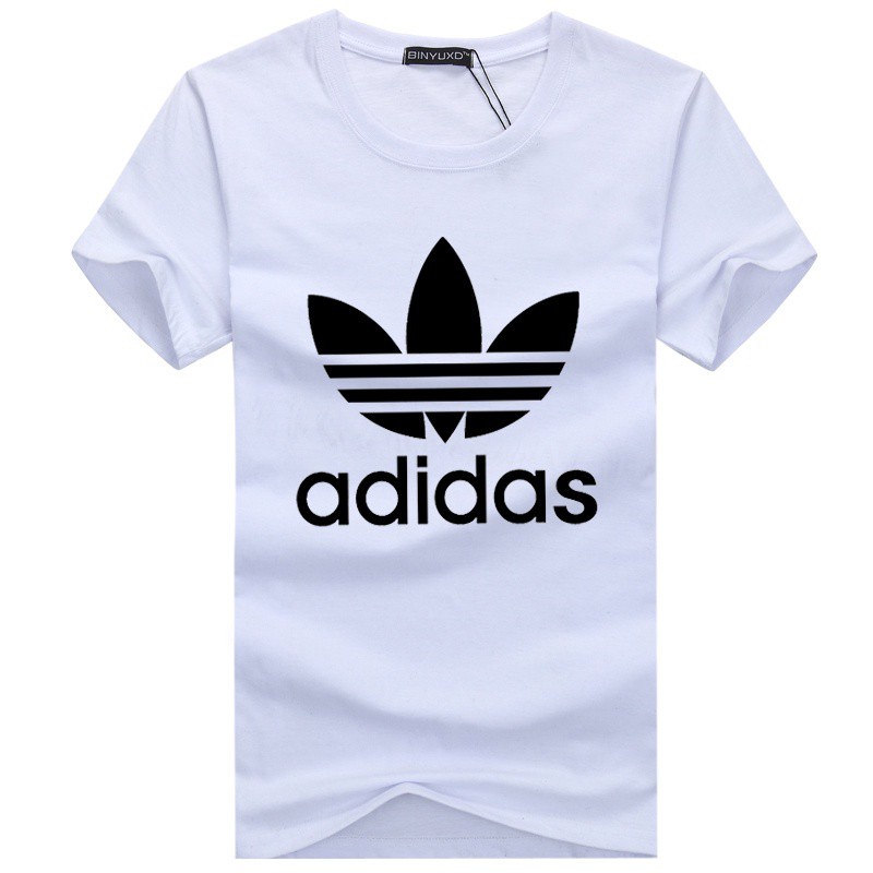 adidas plain white t shirt