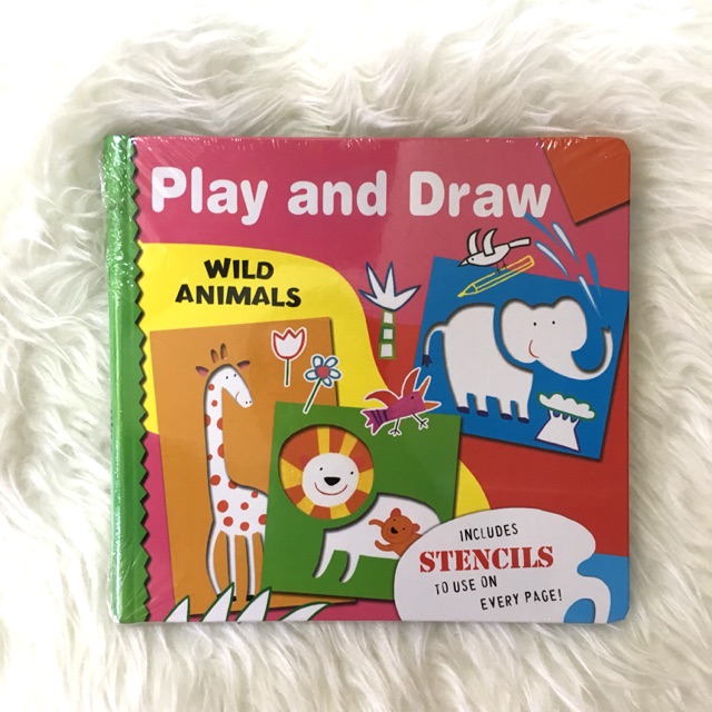 BBW Kids' Book : Play and Draw Wild Animals | Shopee Malaysia