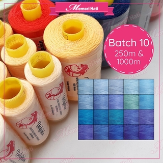 1pc 250m & 1000m DOLPHIN Sewing Threads / Benang Jahit Biasa / Batch 10