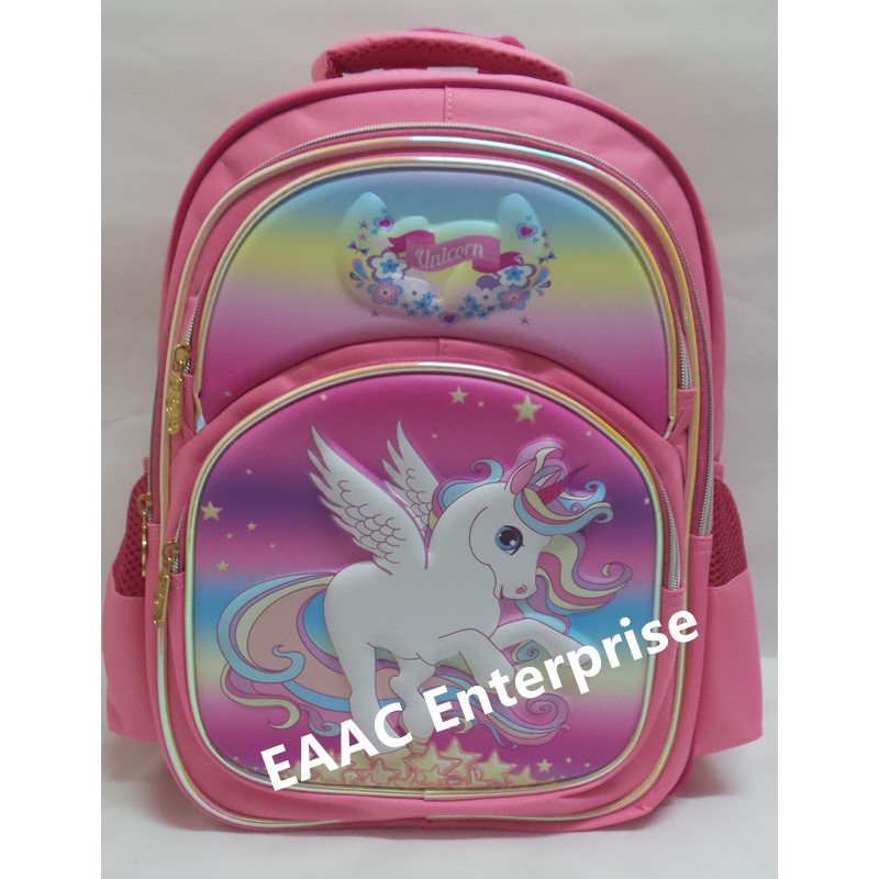 beg sekolah unicorn