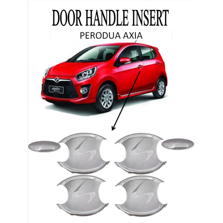 【Perodua Axia /Bezza】 Door Inner Handle Chrome Bowl 