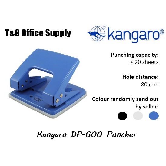 Kangaro Paper Puncher DP 600 (Capacity 20 Sheets) Shopee Malaysia