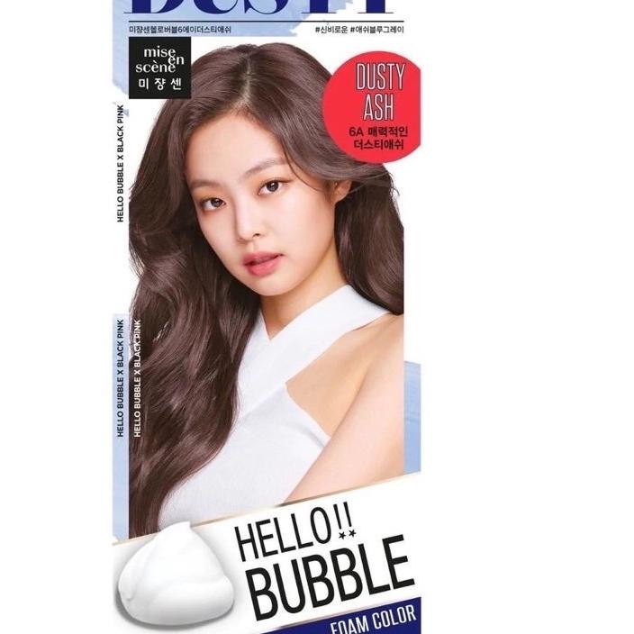 4 X MISE EN SCENE HELLO BUBBLE HAIR COLOR DYE FOAM Korean HAIR CAT 100