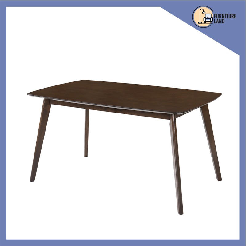 Furnitureland Mitti Dining Table 1500mm (Walnut + White) Wood Dining
