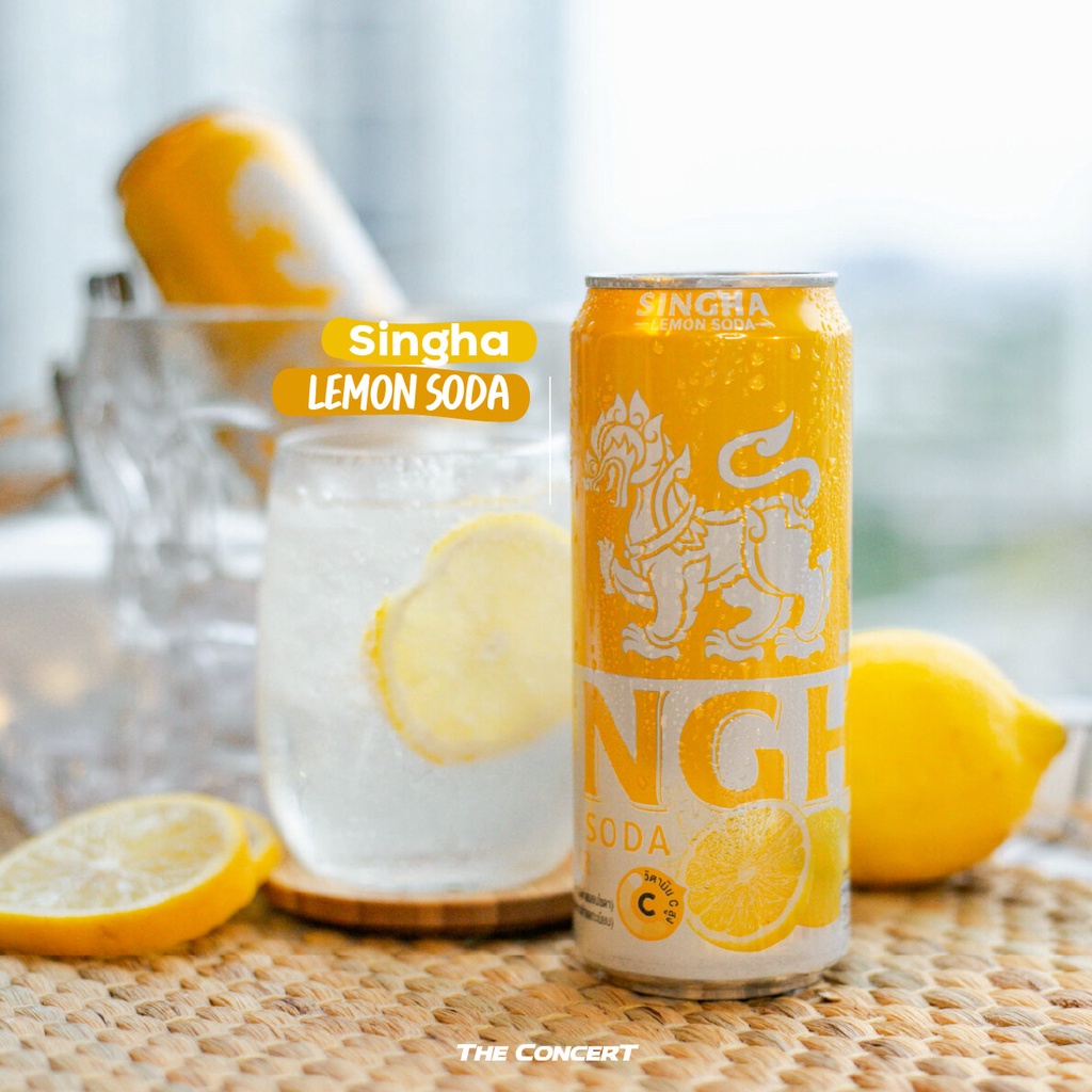 [Ready Stock] Thailand Singha Lemon Soda Zero Sugar 330ml | Shopee Malaysia