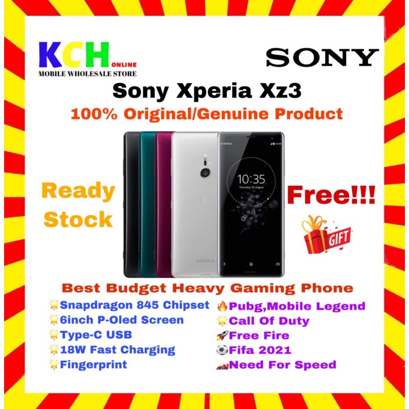 100 Original Sony Xperia Xz3 Used Shopee Malaysia