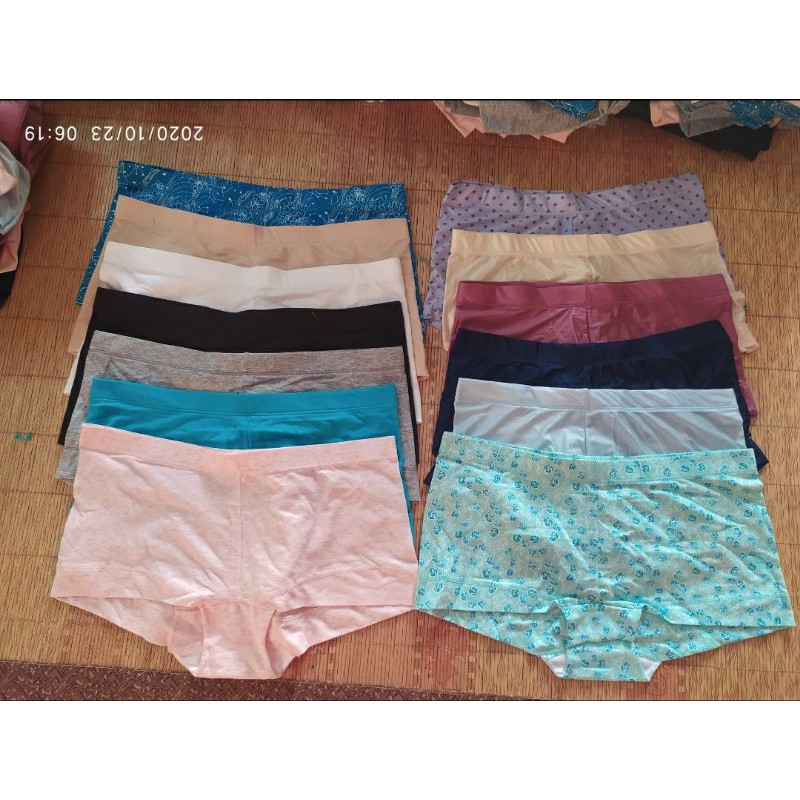 (With Bigsize) MAIDENFORM Butt Lift Cotton Thigh Underwear Excessive, 100% Soft Cotton