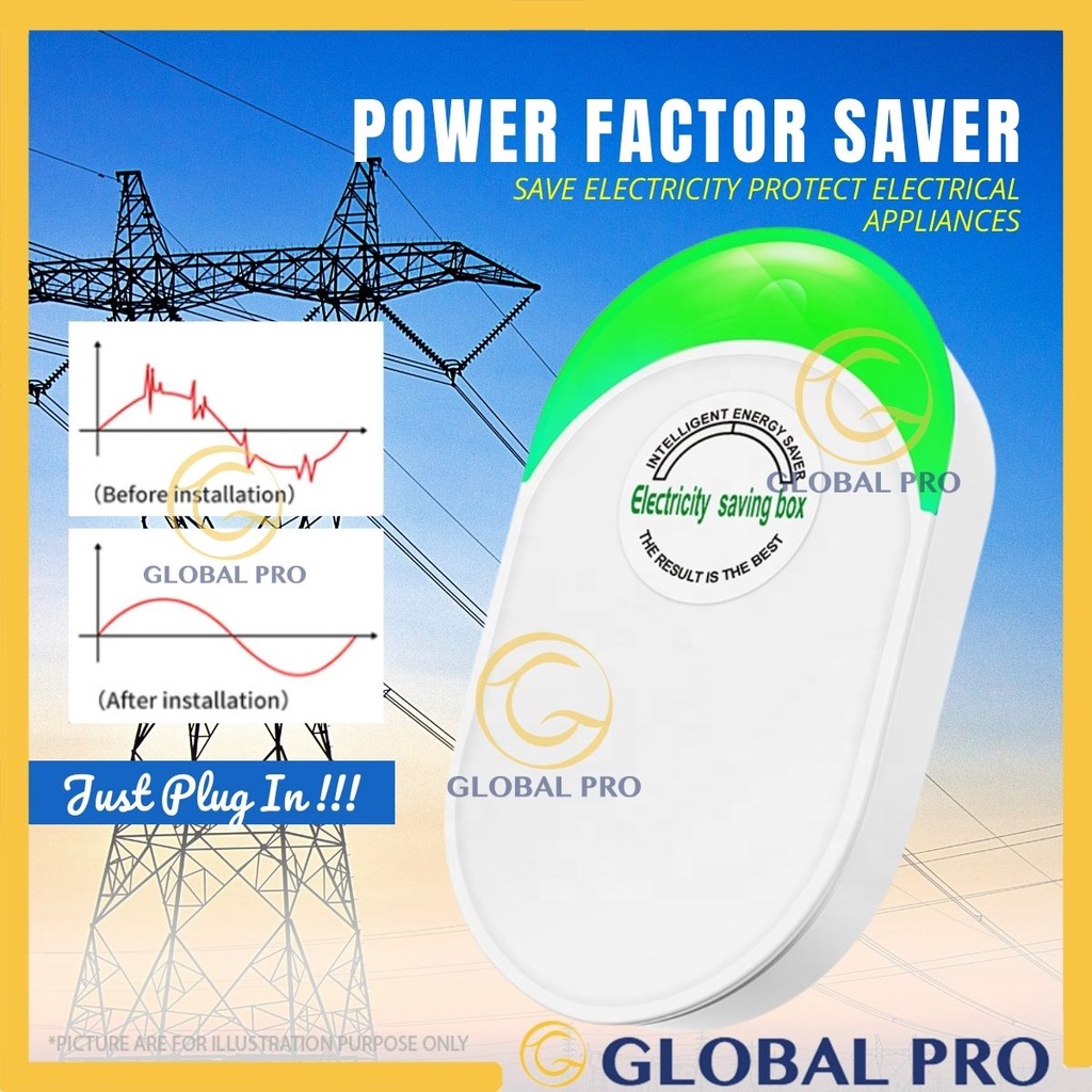 [READY STOCK] Premium Effective 30KW Power Factor Saver Electricity Saving Box Electric Saver