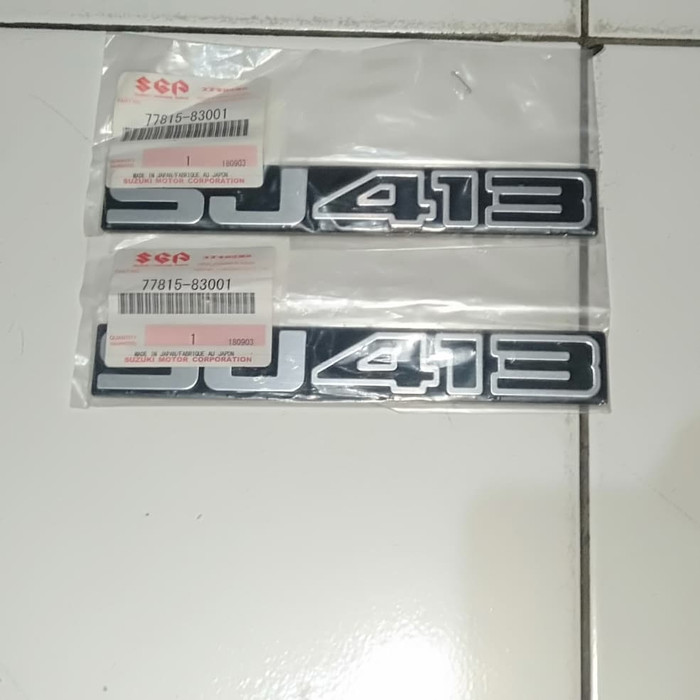 Emblem SJ413 Suzuki original SGP caribian | Shopee Malaysia