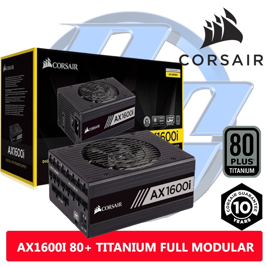 CORSAIR 1600W AX1600I 80+ TITANIUM FULL MODULAR POWER SUPPLY (CP ...